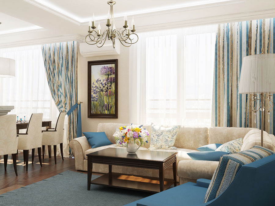 Зонирование в американских интерьерах Зонирование в американских интерьерах