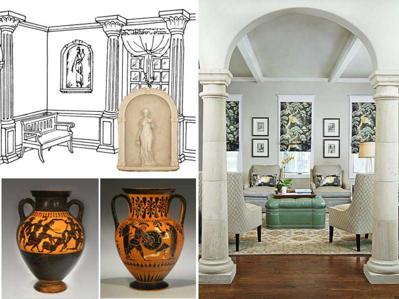 Античный стиль: детали Античный стиль в интерьере