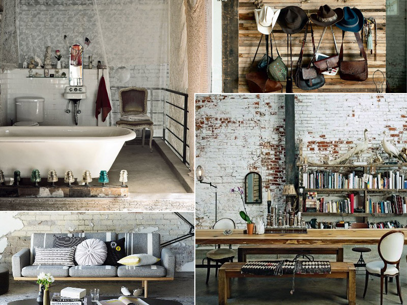 Гранж в деталях Стиль Гранж в интерьере: детали