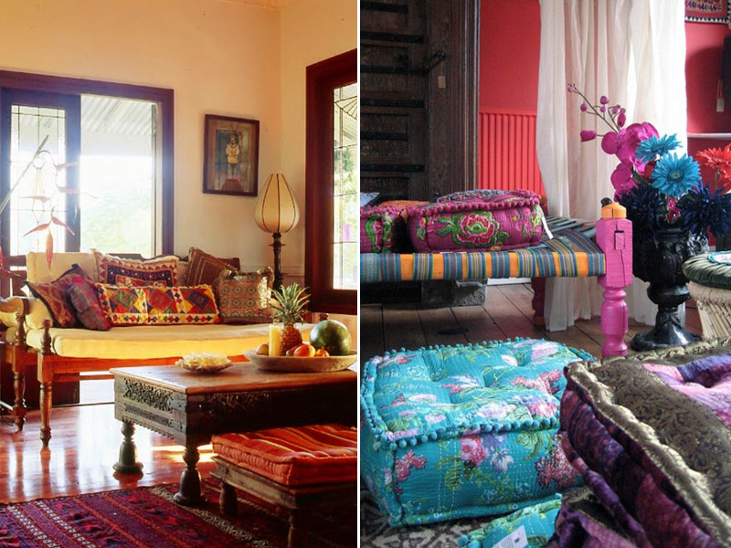 Зонирование в индийском стиле Индийский стиль в интерьере: зонирование