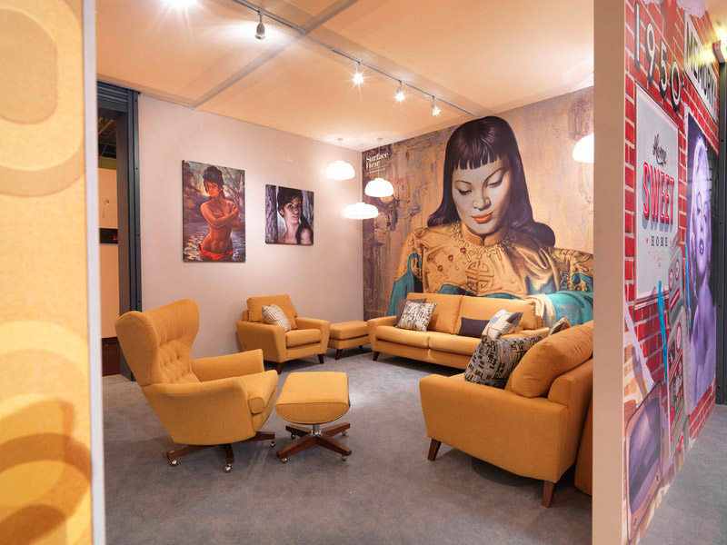 Комната для гостей и отдыха в стиле Китч Стиль Китч в интерьере комнаты отдыха