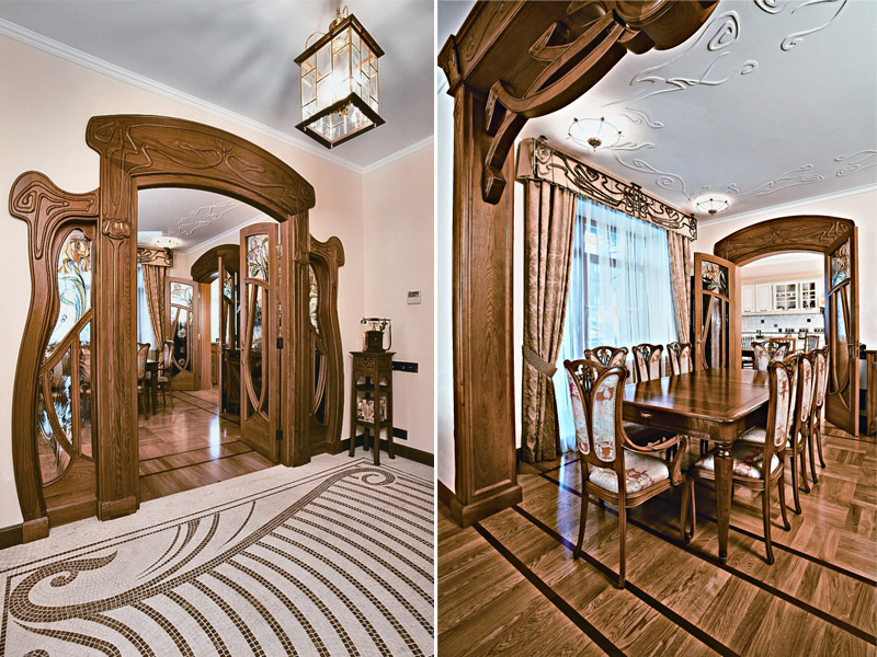 Модерн в деталях Стиль модерн в интерьере: предметы мебели