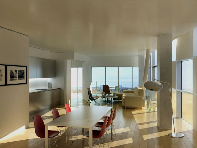 Гостиная-кухня в стиле Постмодернизм Стиль Постмодернизм в интерьере совмещенной гостиной