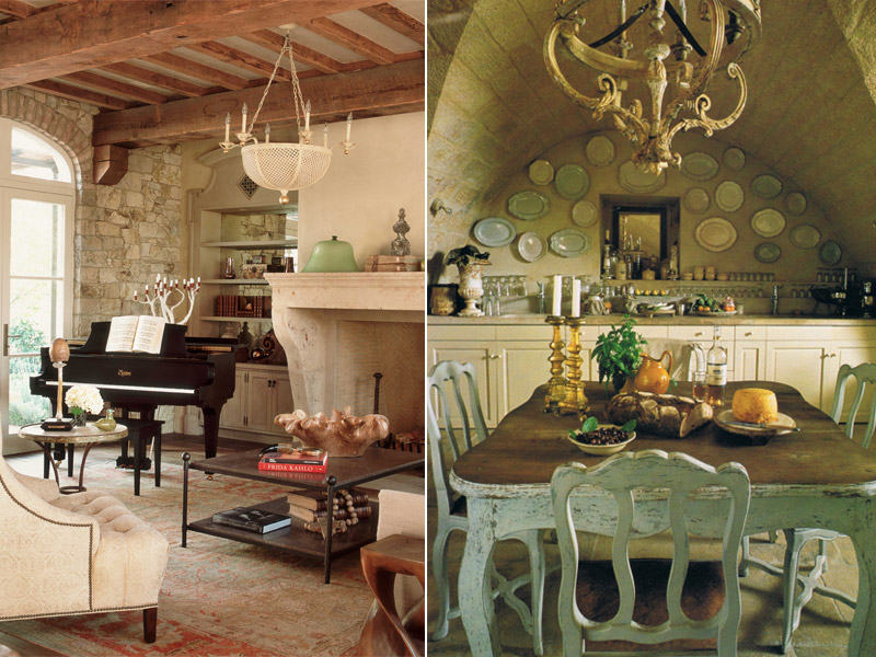 Столовая в стиле Прованс Стиль прованс в интерьере столовой