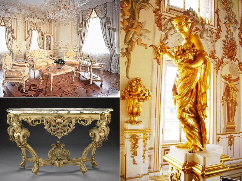Стиль интерьера барокко - рассматриваем детали Стиль барокко в интерьере: детали