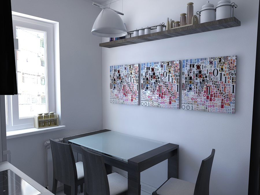 Столовая зона на кухне